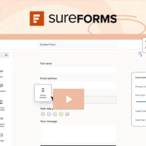 Sure Form Pro Plugin WordPress Lifetime GNU Public License
